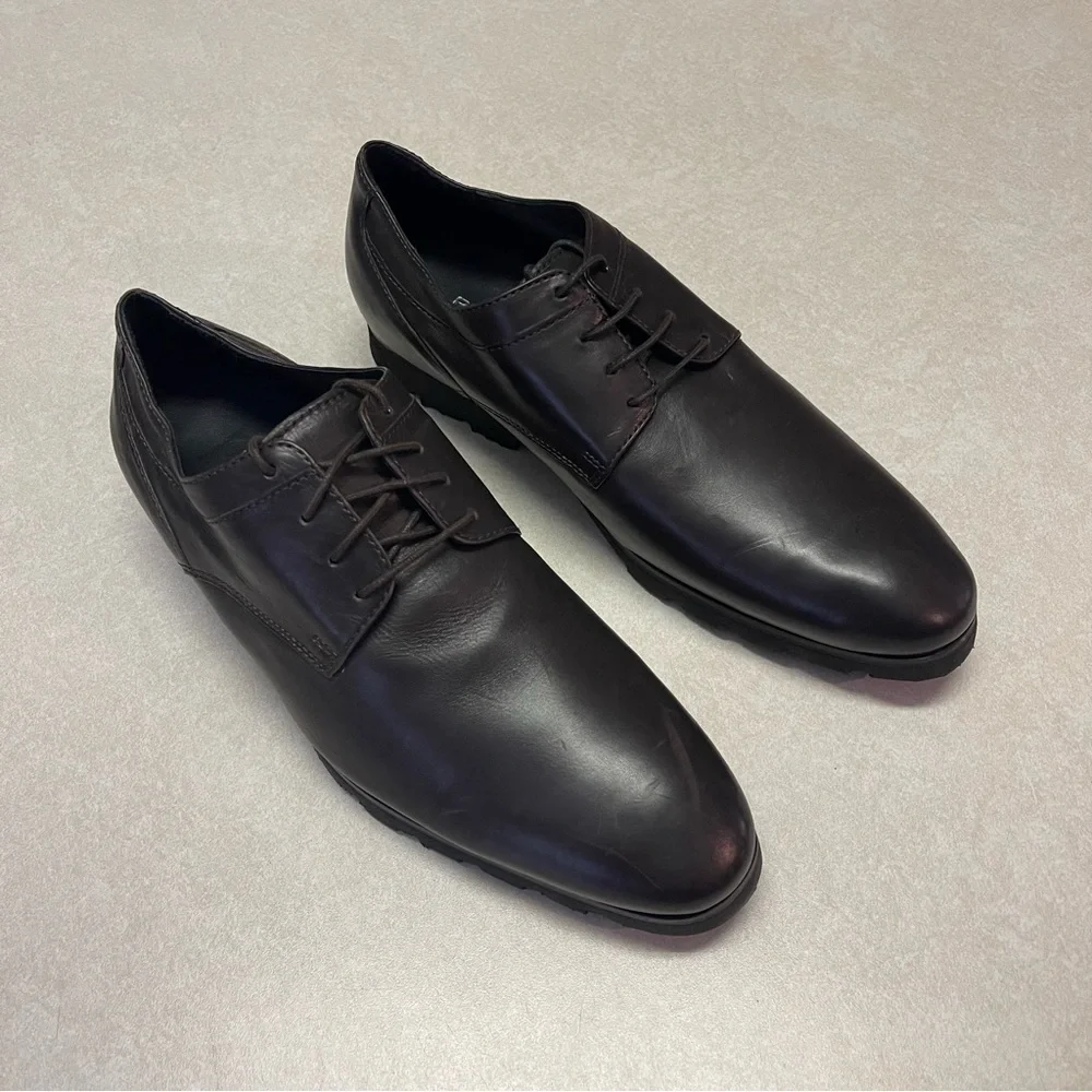 Robert Zur dark brown wingtip leather lace up oxfords men’s size 7 M